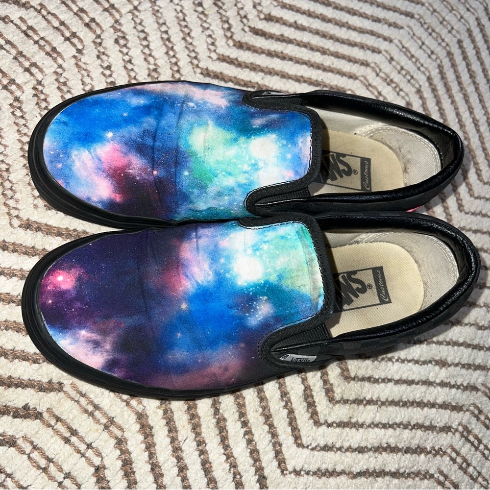 Vans Customs Unisex Galaxy Slip-On Size 8 Women; 6.5 Men - Picture 3 of 8
